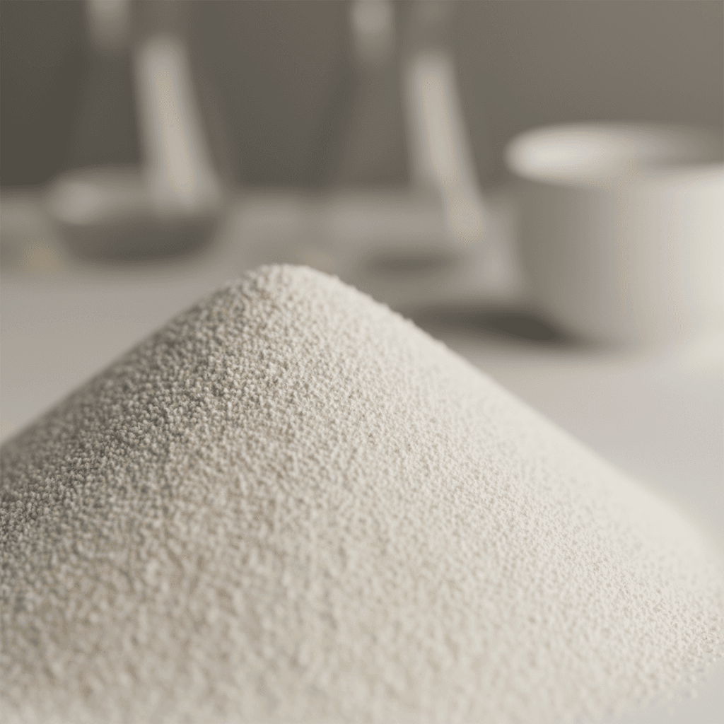 Fine soft mask powder texture detail